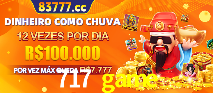Banner do programa de recompensas Recomende para amigos do 717 game, detalhando os bônus por convidar amigos, com prêmios que chegam a R$288.888.