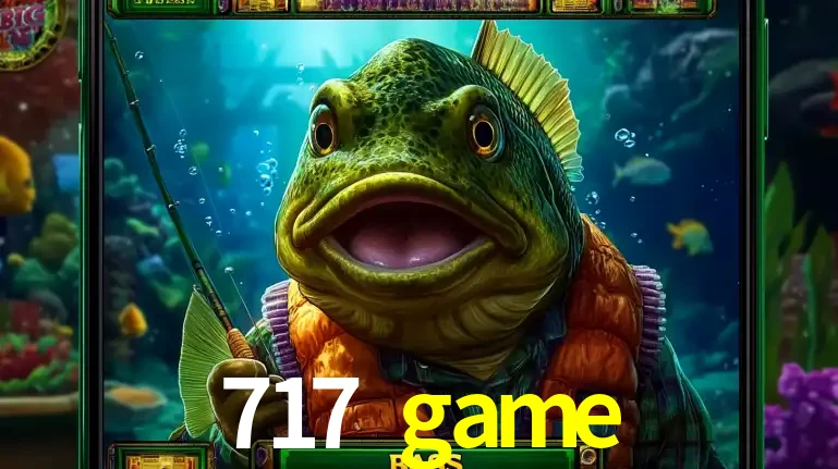 Personagem de peixe pescador do popular jogo de slot com tema de pescaria, uma das emocionantes opções de caça-níqueis para jogar e ganhar no cassino 717 game.